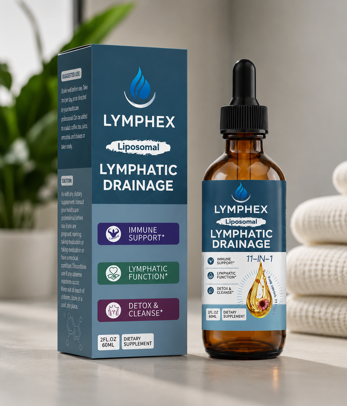 Lymphex 11-in-1 Lymphatic Drainage Drops